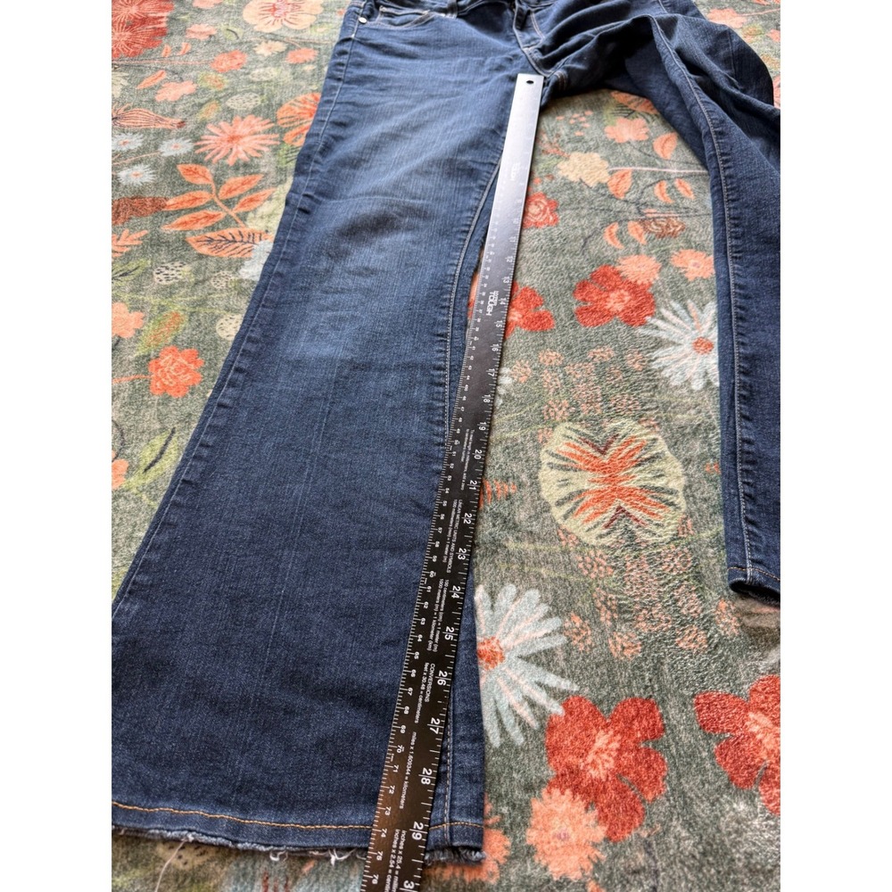 Paige Canyon Flare Jeans Dark Wash Denim Size 30 Made in USA‎ Stretch W3142 - Picture 5 of 11